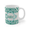 Fair Isle Diamonds Personalized Knitting Mug